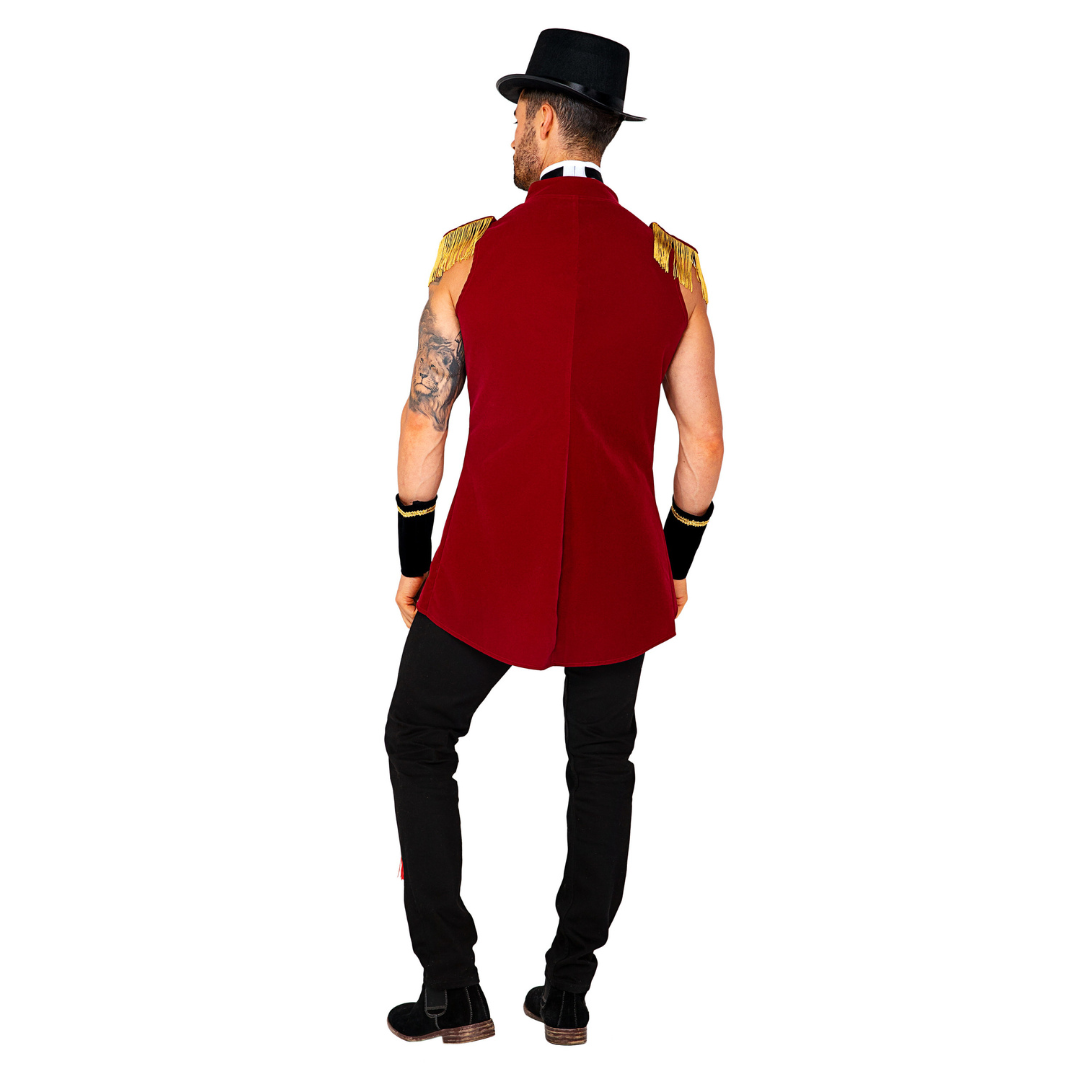 Big Top Master Costume Rear View - Naughty Kitten Clothing Halloween Costume