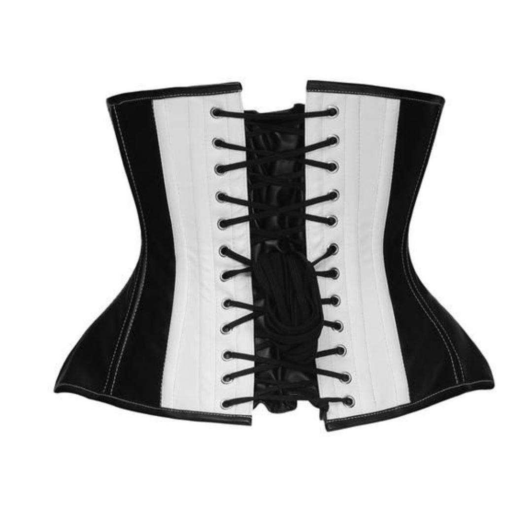 Naughty Kitten Maxine Buckled Underbust Corset Rear View