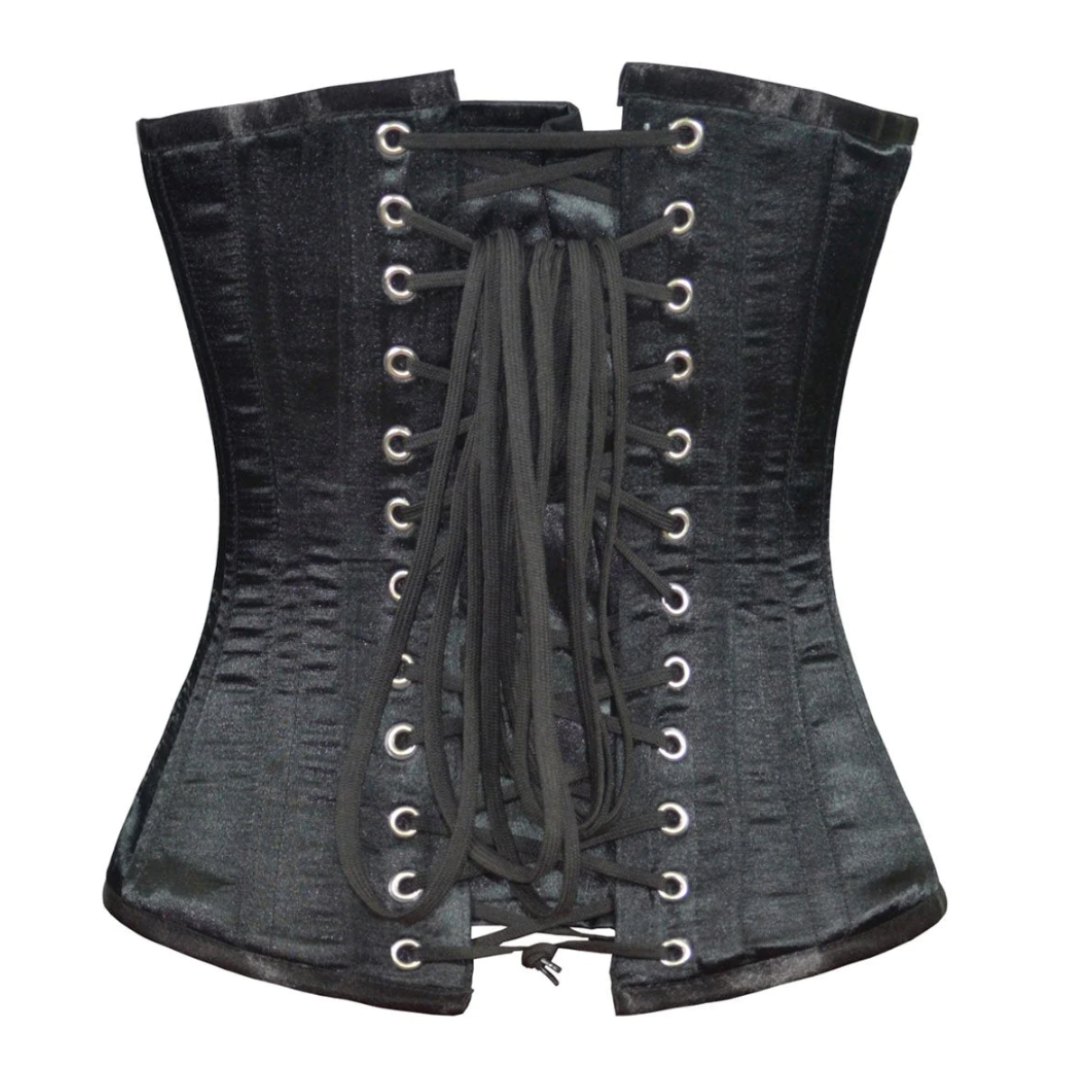 Naughty Kitten Clothing Piper Sequin Panel Corset Rear View