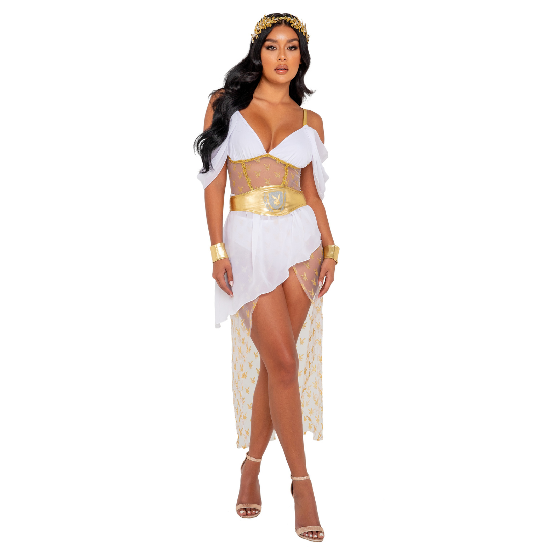 Naughty Kitten Clothing Playboy Goddess Costume Front View Playboy Costume