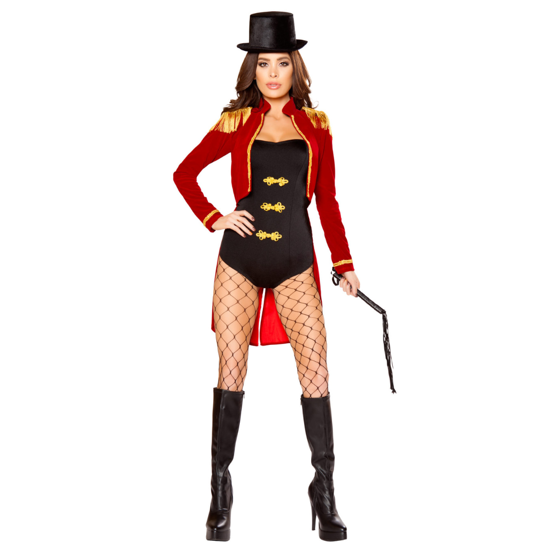 Naughty Kitten Clothing Sassy Ring Leader Costume Front View Halloween Costume