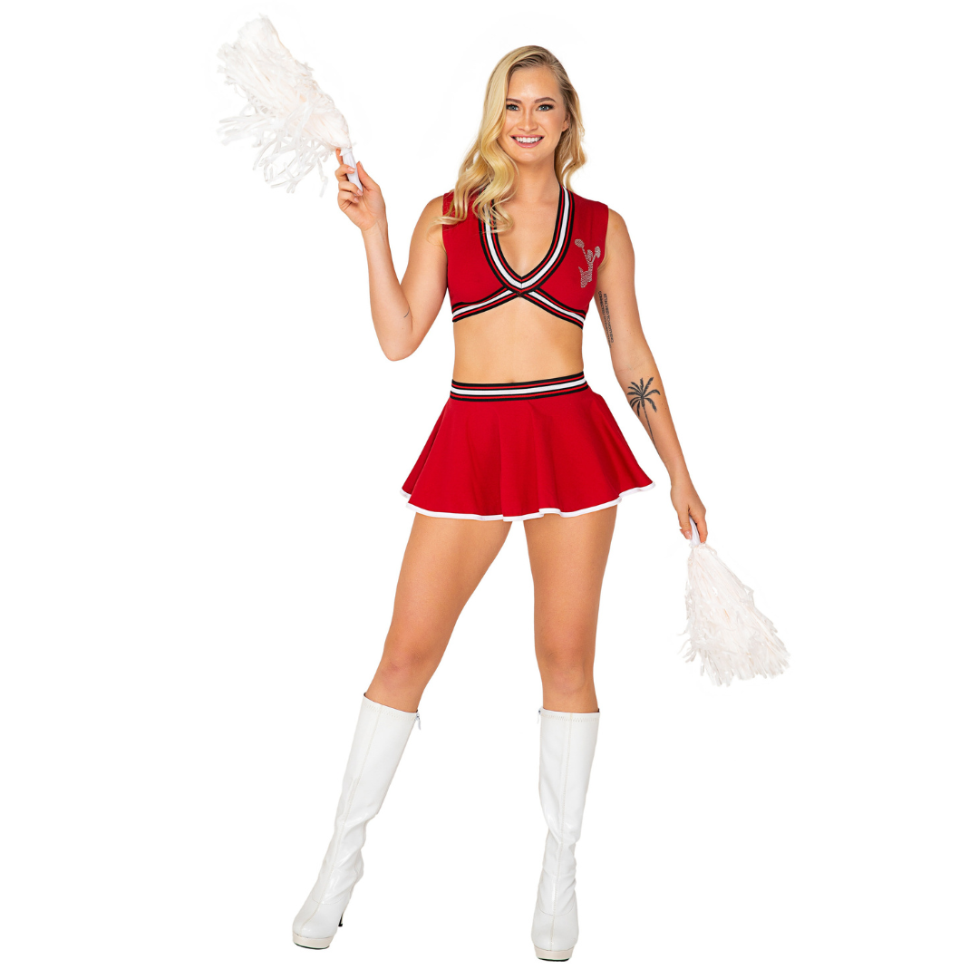 Naughty Kitten Clothing School Spirit Costume Front View Halloween Costume