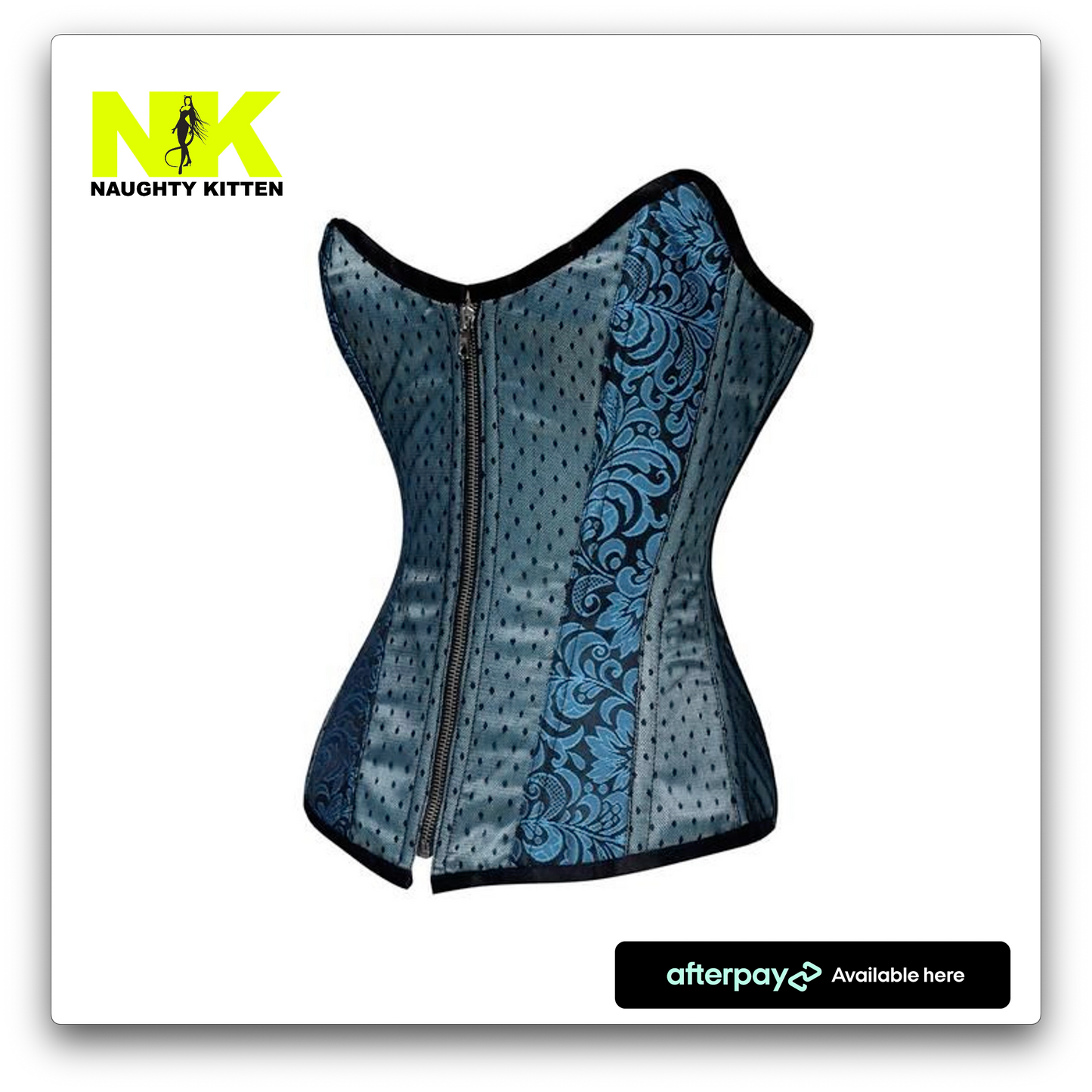 Naughty Kitten Clothing Vivian Sweetheart Corset Side View