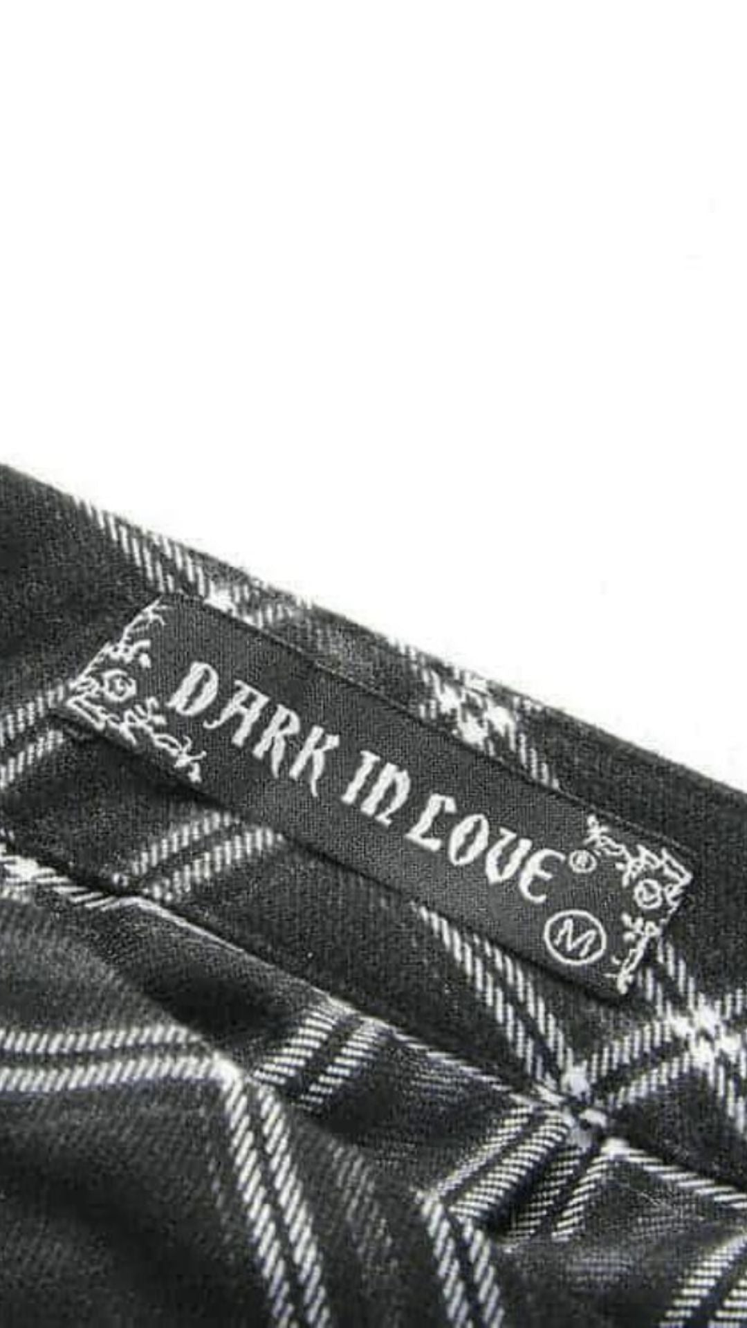 Naughty Kitten Clothing Tartan & Starr Punk Skirt Close Up View Gothic Alternative Women's fashion