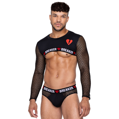 Naughty Kitten Clothing Heartbreaker Briefs Front View Men's Underwear