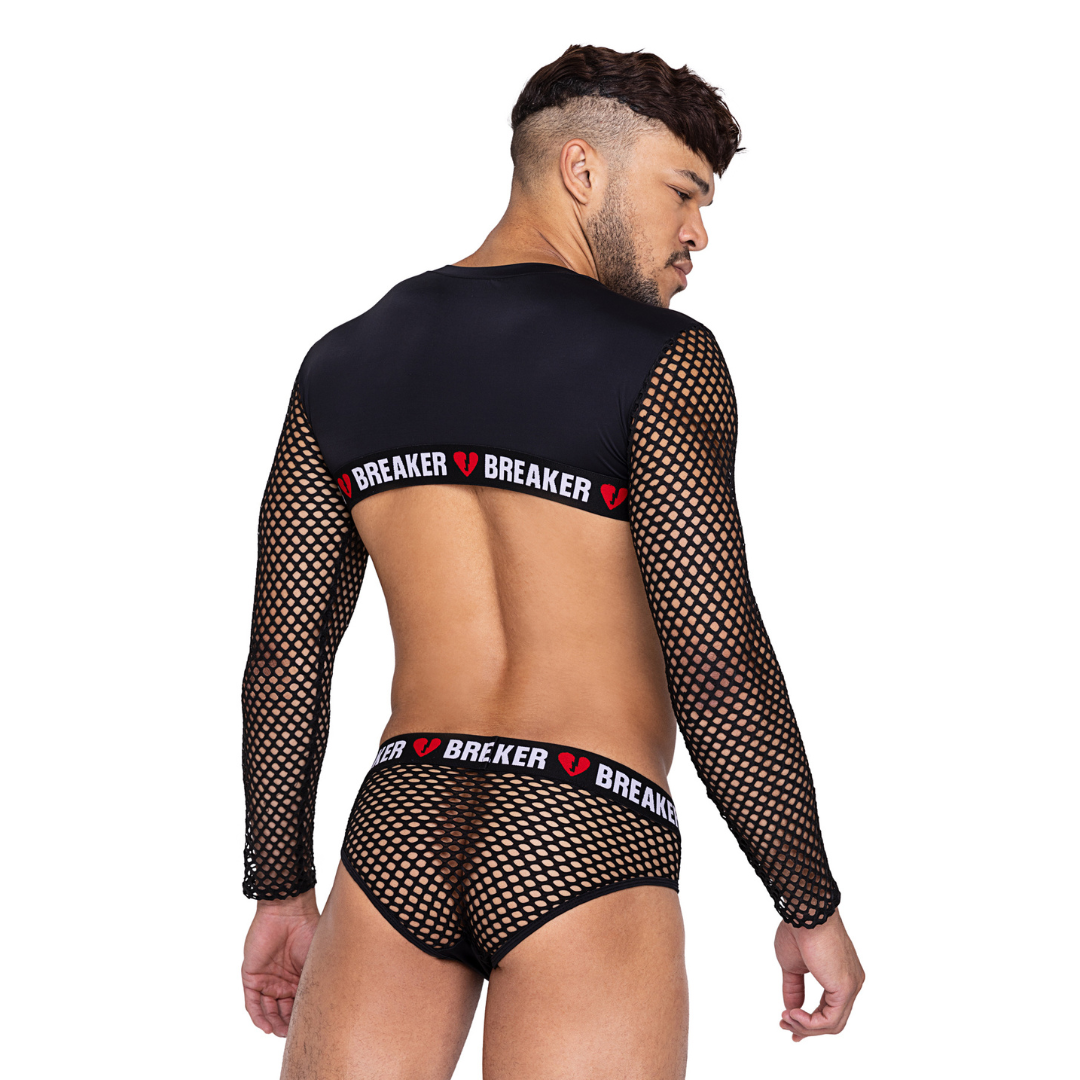 Naughty Kitten Clothing Heartbreaker Briefs Rear View Men's Underwear