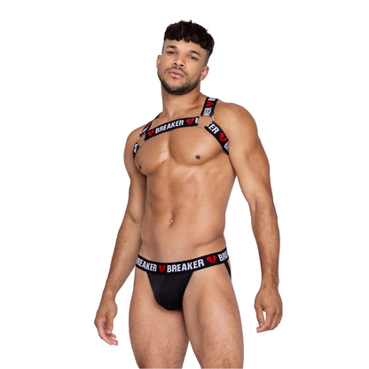 Naughty Kitten Clothing Heartbreaker Jockstrap Front View Men's Lingerie Underwear