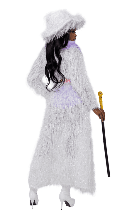 Naughty Kitten Clothing High-Roller Lady Pimp Costume Rear View Couple Halloween Costume