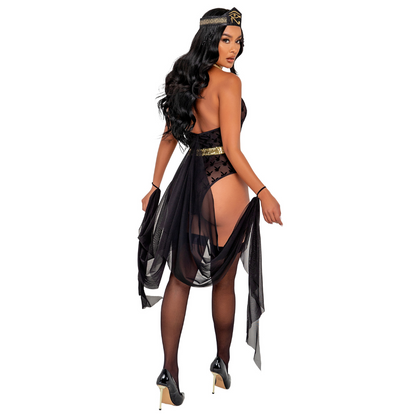 Naughty Kitten Clothing Playboy Egyptian Queen Costume Rear View Playboy Costume