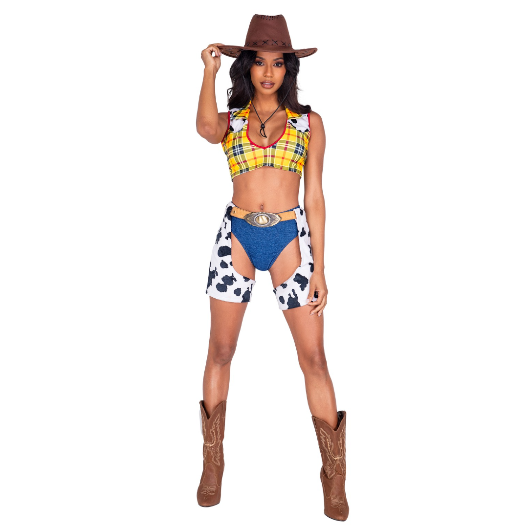 Naughty Kitten Clothing Sheriff Cutie Costume Front View Halloween Costume