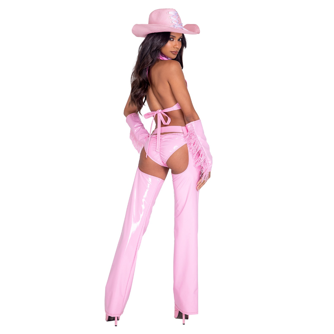 Naughty Kitten Clothing Sheriff Shine Cowgirl Costume Rear View Halloween Costume