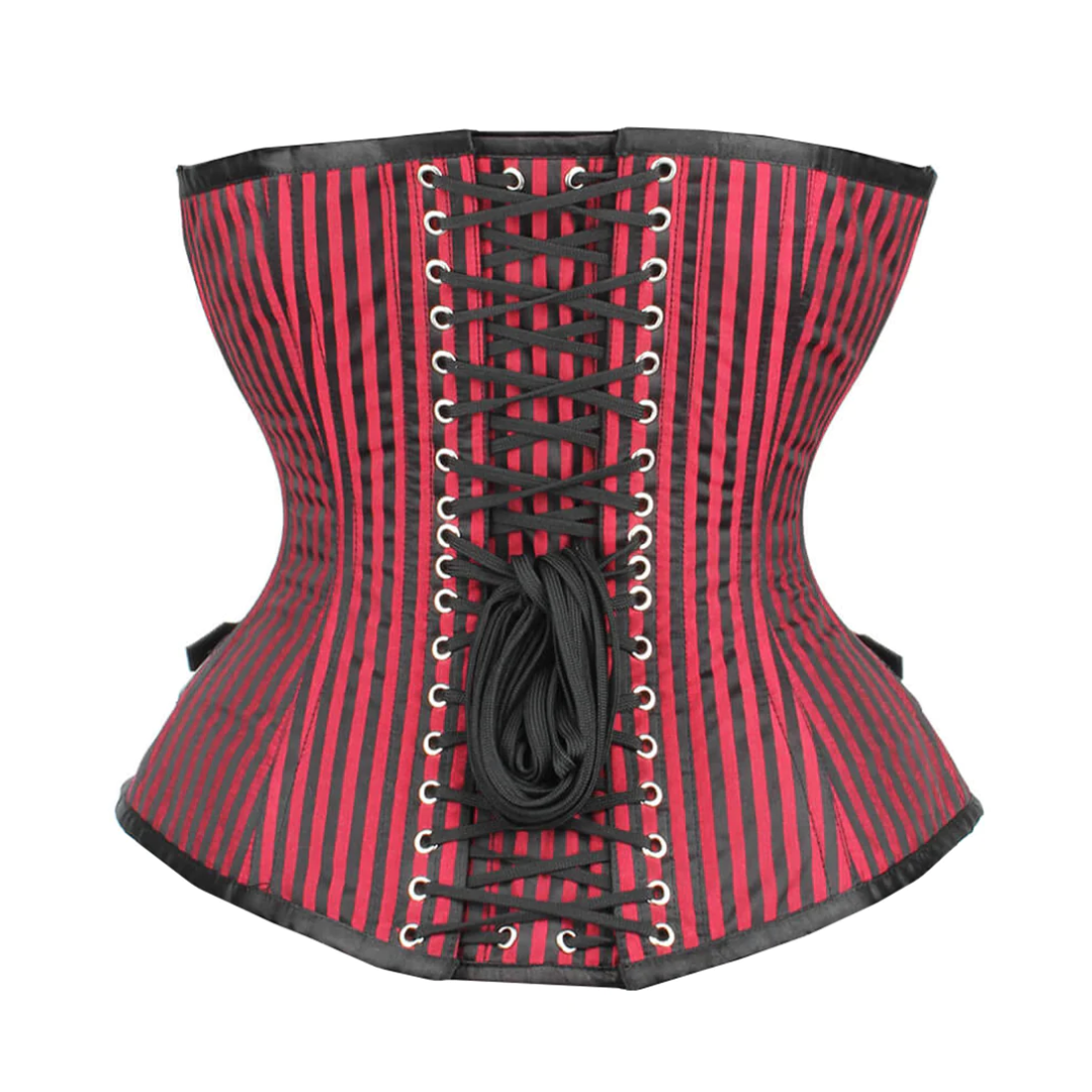 Naughty Kitten Clothing The Impalers Embrace Corset Rear Front View  