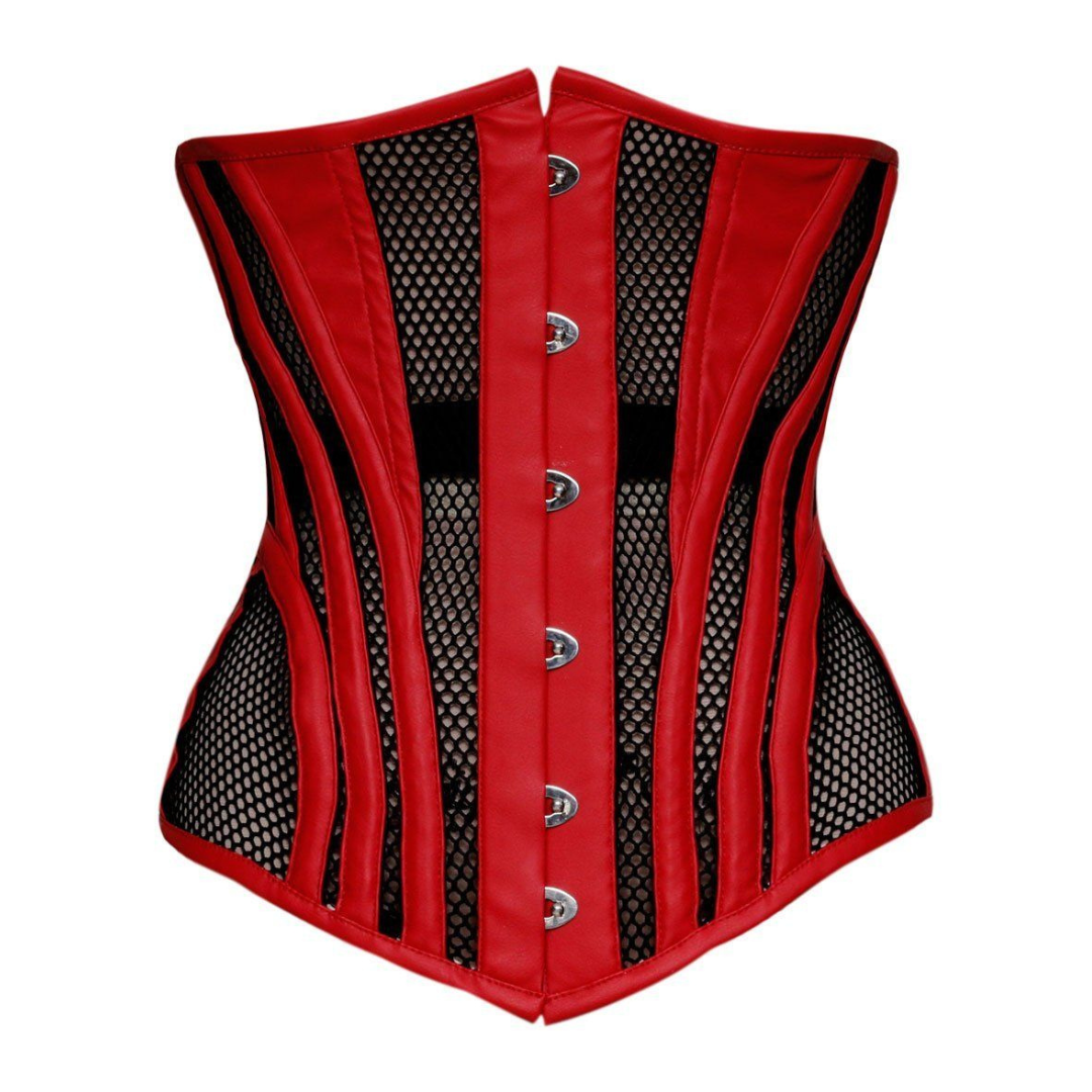 Naughty Kitten Vendetta Underbust Corset Front View