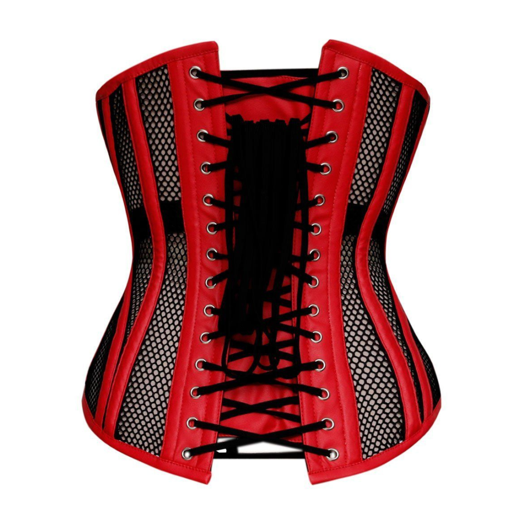 Naughty Kitten Vendetta Underbust Corset Rear View