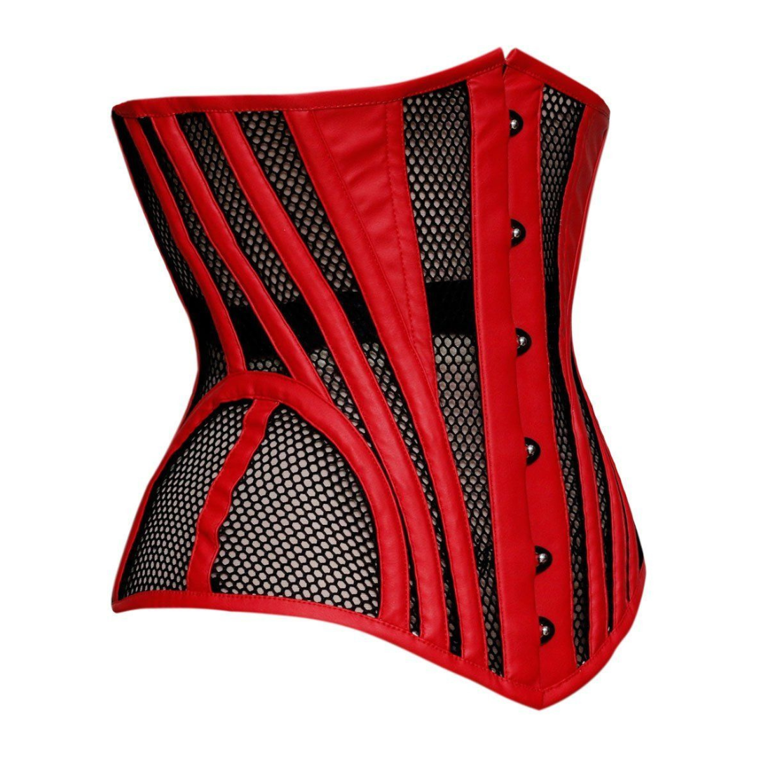 Naughty Kitten Vendetta Underbust Corset Side View