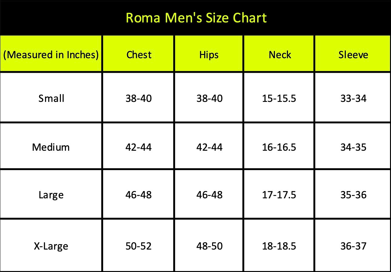 Naughty Kitten Men's Size Chart